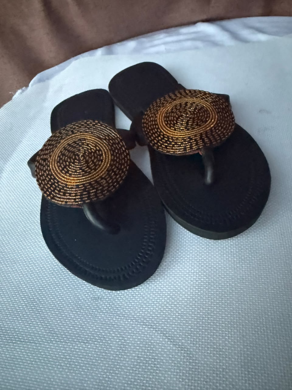 Bronze Sun Disc Sandals — EU 38 alternate view
