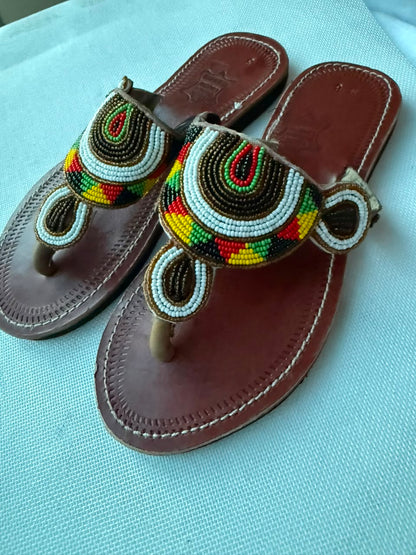 Maasai Shield sandals angled view