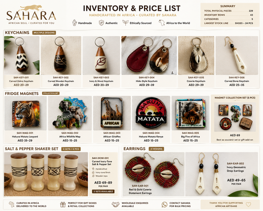 SAHARA assorted painted candle pots from photographed inventory