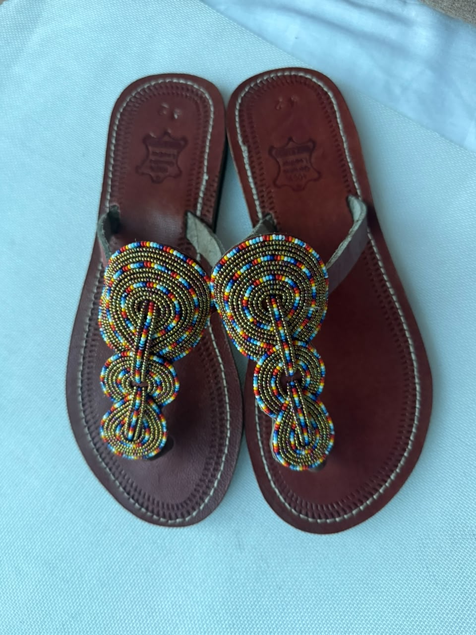 Heritage Spiral sandals top view