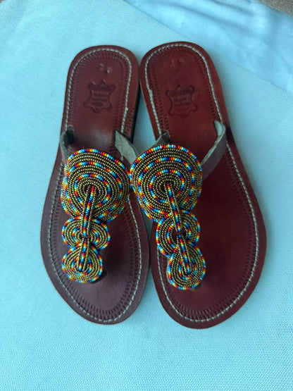 Heritage Spiral sandals top view
